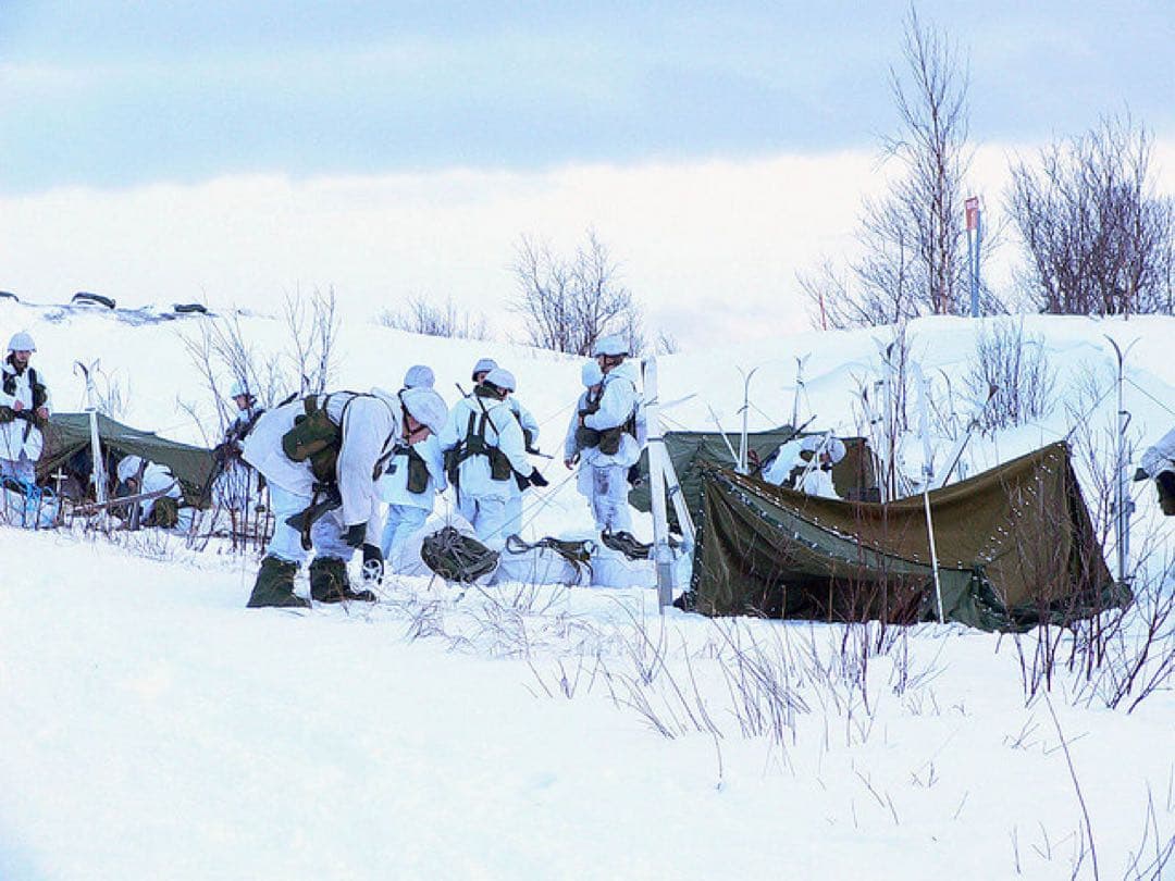 【軍幕屋】希少★ノルウェー軍テント★軍余剰品★4枚組