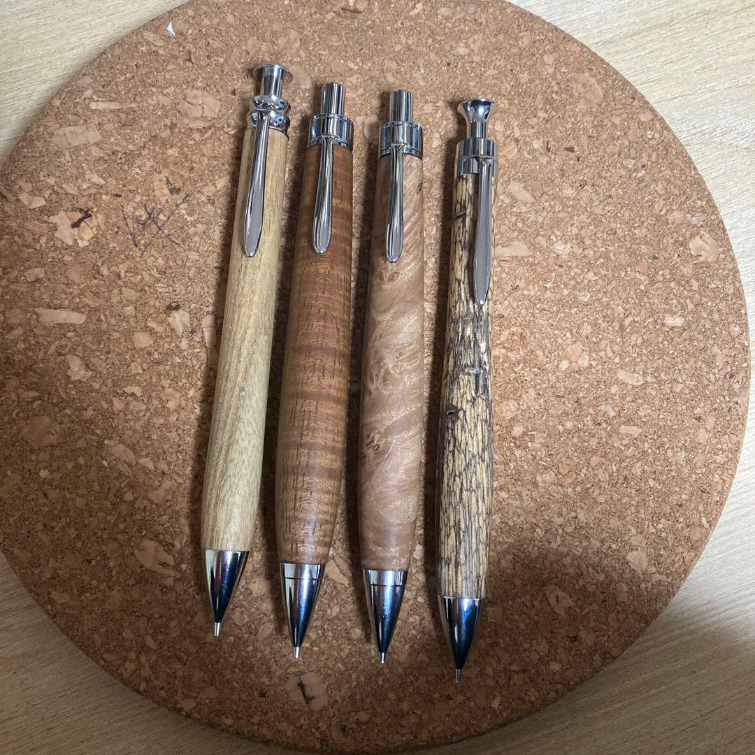 木軸シャーペンまとめ売り　激安‼️ 野原工芸　工房楔