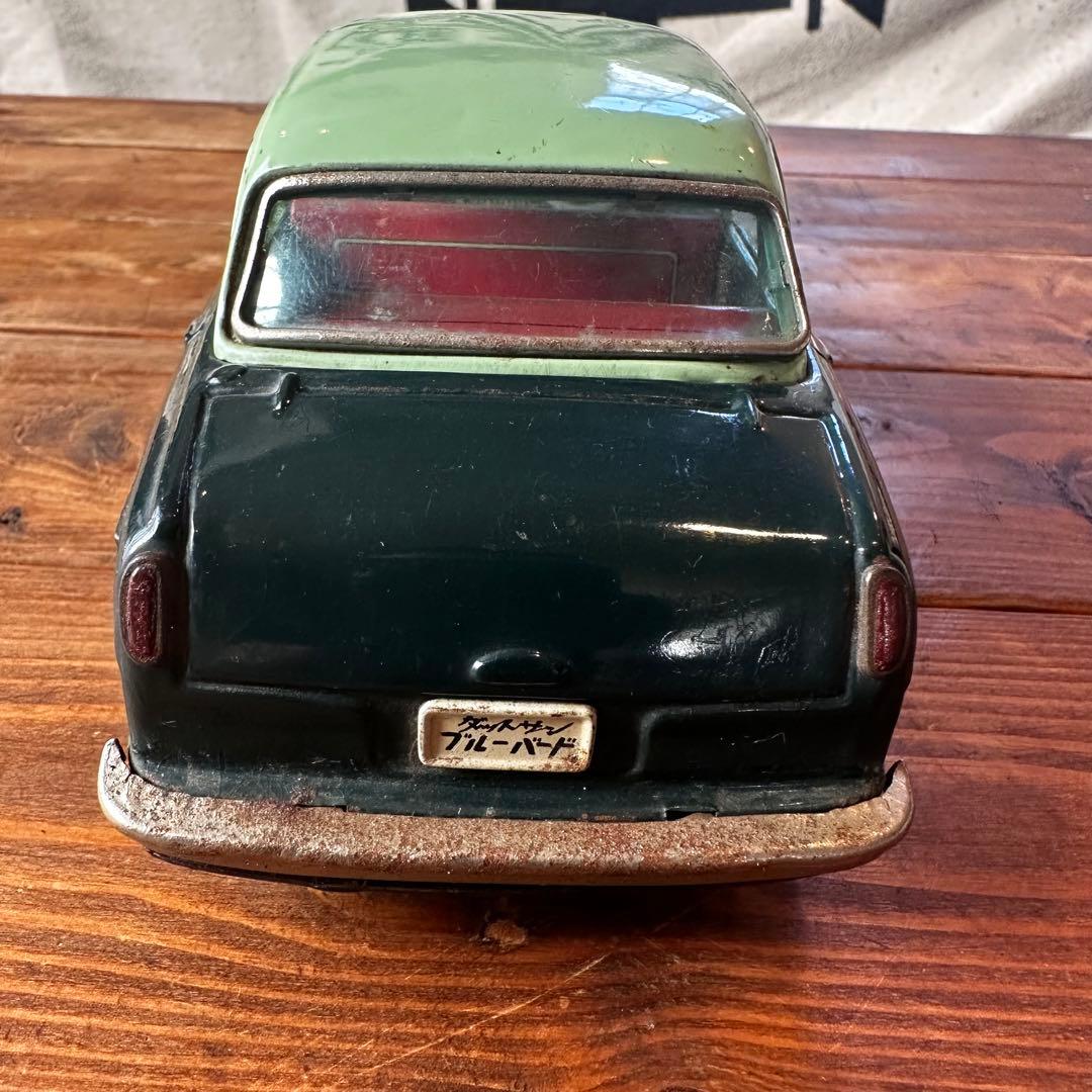 昭和レトロ　ブリキ おもちゃ　ダットサン　ブルーバード　希少