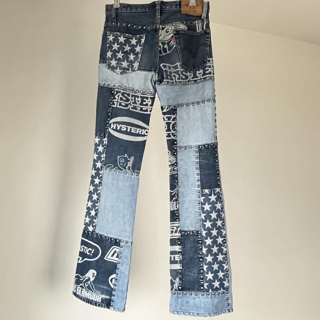 【XG　JURIN着用】ヒステリックグラマー/デニム/パッチワーク/スタッズ
