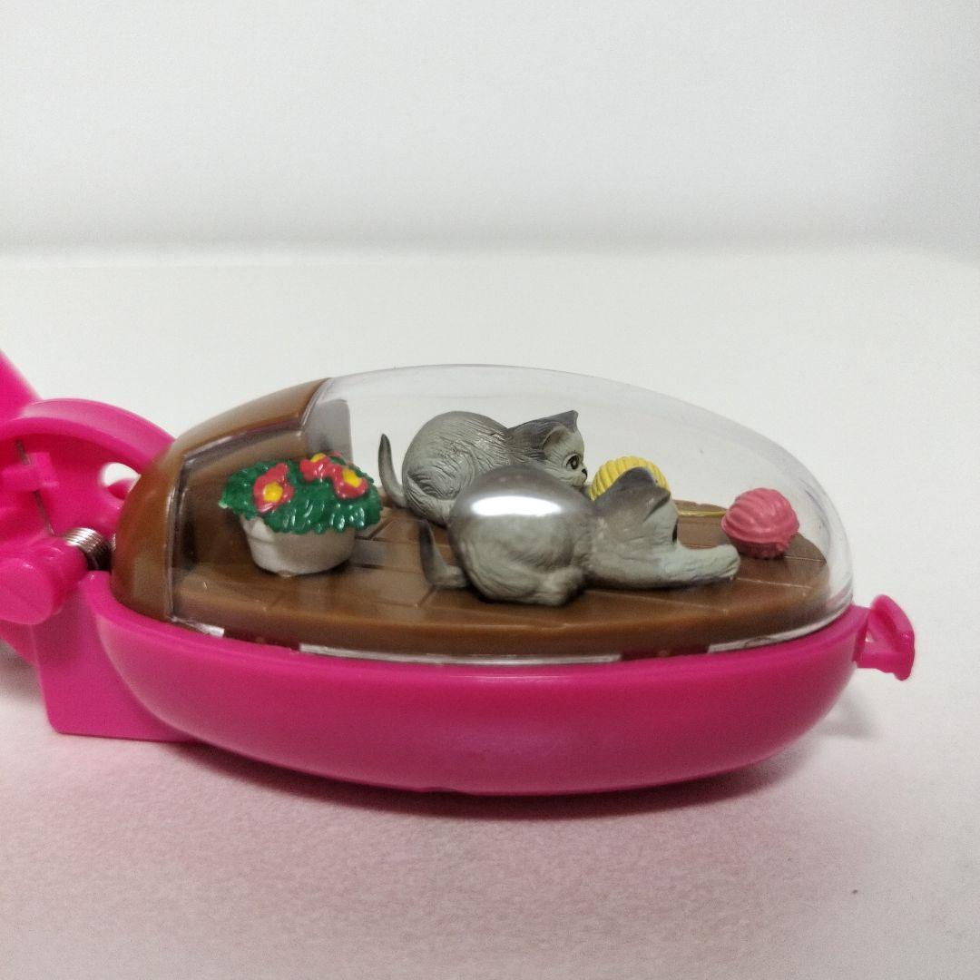 ねこ　キーホルダー　ゼンマイ　レトロ　ポケットクリッター　タカラ