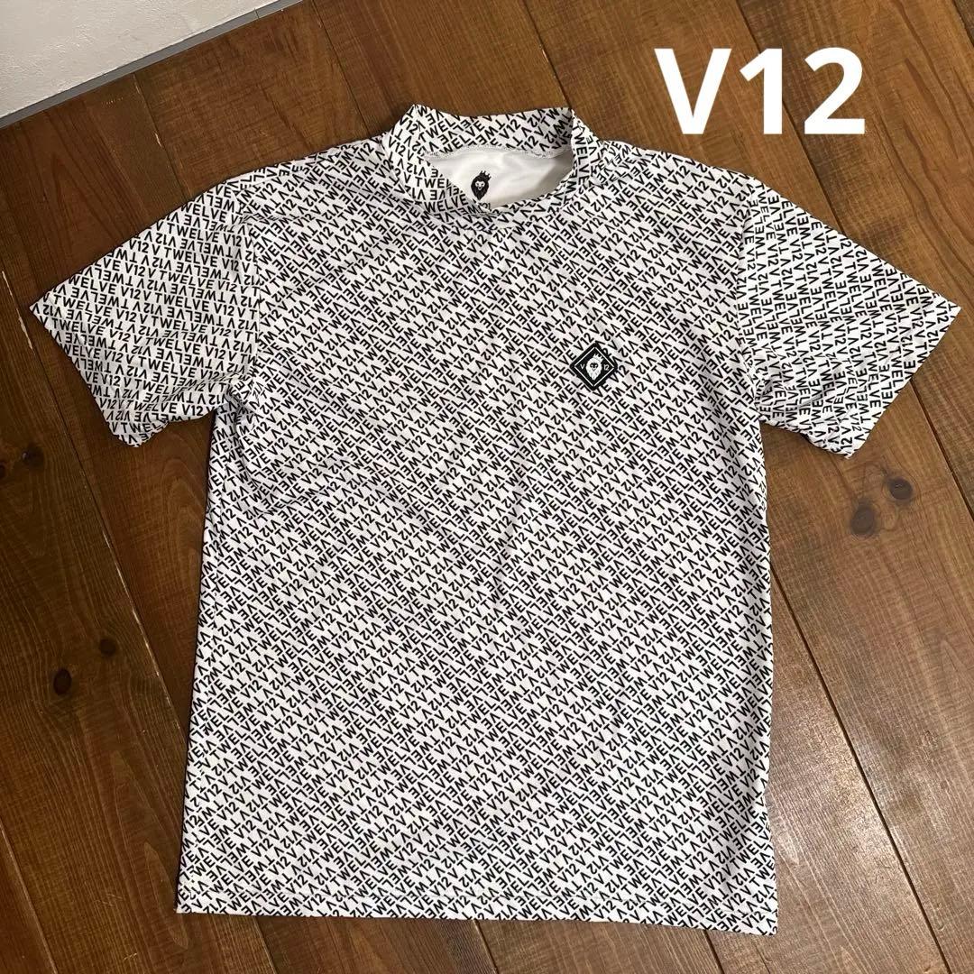 美品　V12 モックネックシャツ　M メンズ