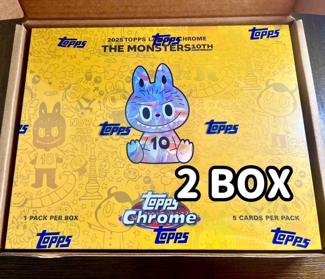 2025 Topps Chrome The Monsters Series 2箱