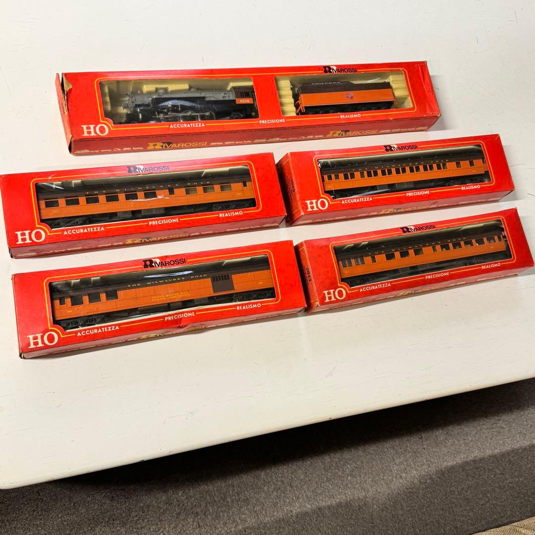 リバロッシ HOゲージ　ミルウォーキー鉄道 SL客車セット rivarossi
