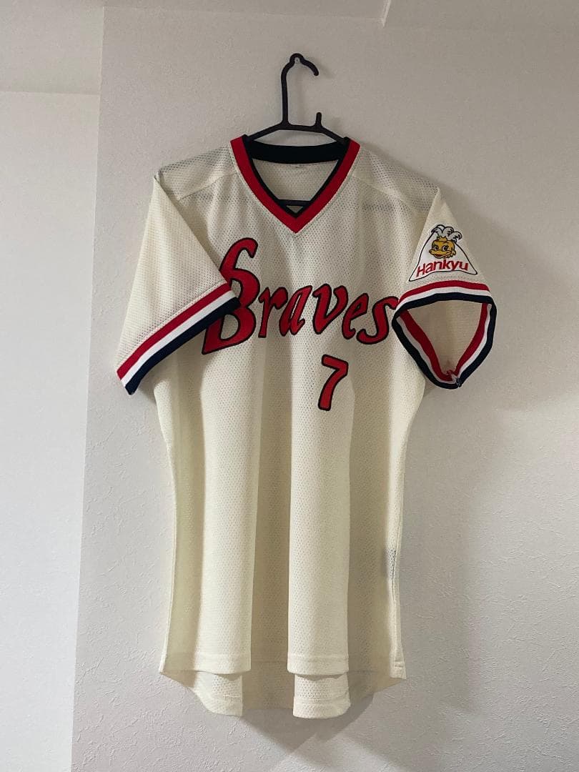 阪急ブレーブス　福本豊 選手　背番号７　復刻ユニフォーム