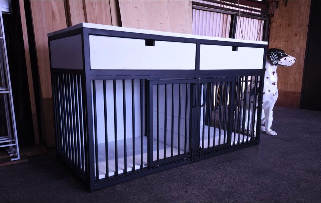 犬用ダブルケージ ハウス　クレート