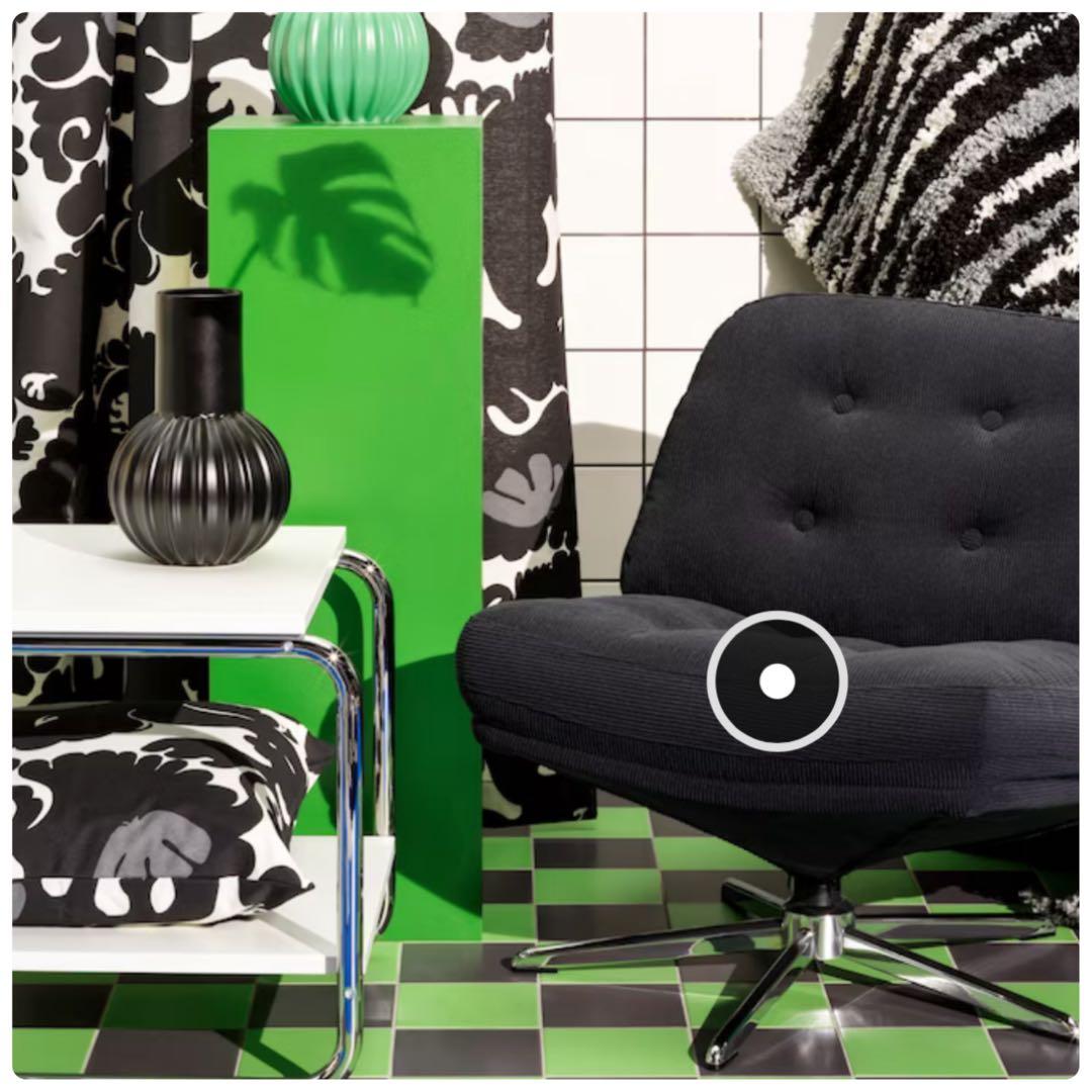 【新品※未開封】 IKEA イケア ディヴリンゲ 回転パーソナルチェア ソファ