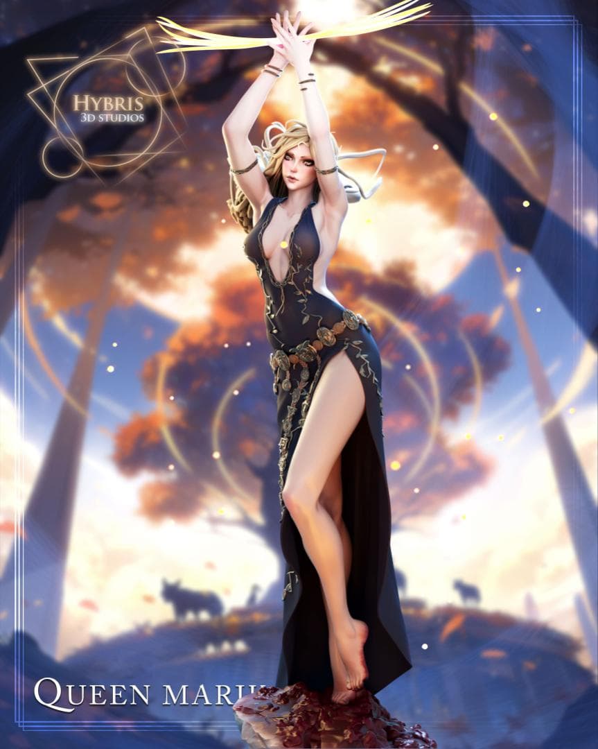 1/7　未塗装未組立　【 マリカ エルデンリング 】フィギュア　ガレージキット