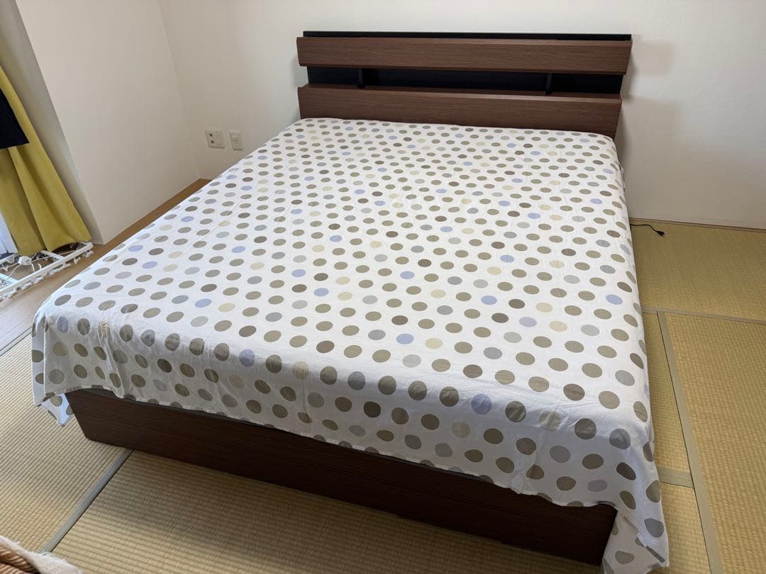 toko　N-sleep ハードマットレス付きベッド クイーンサイズ