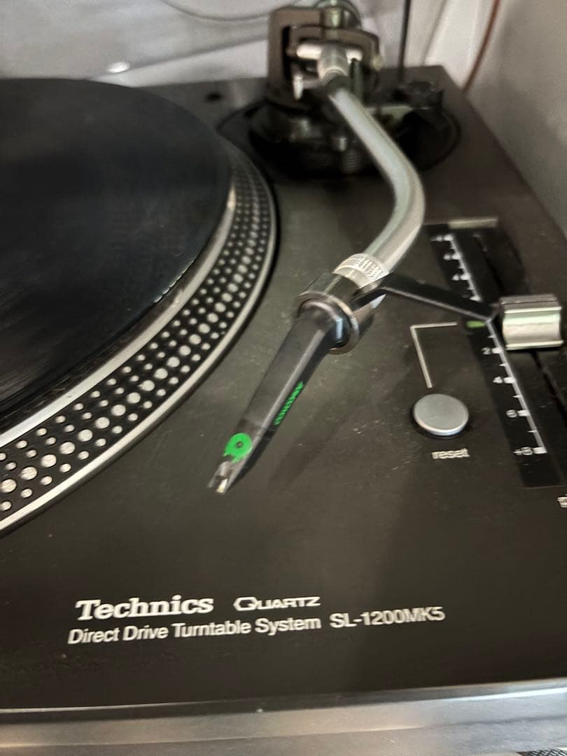 Technics ターンテーブルSL-1200MK5ブラックの2台セット