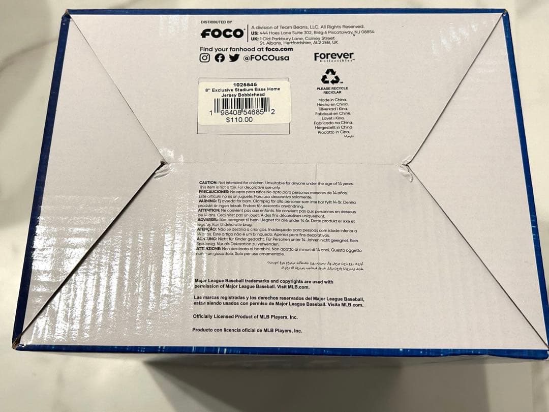 新品 大谷翔平 フィギュア ボブルヘッド フィギュア FOCO