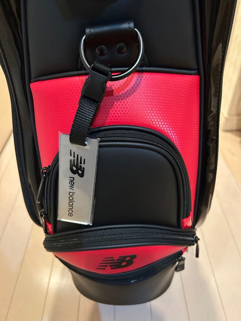 New Balance キャディバッグ ブラック/レッド