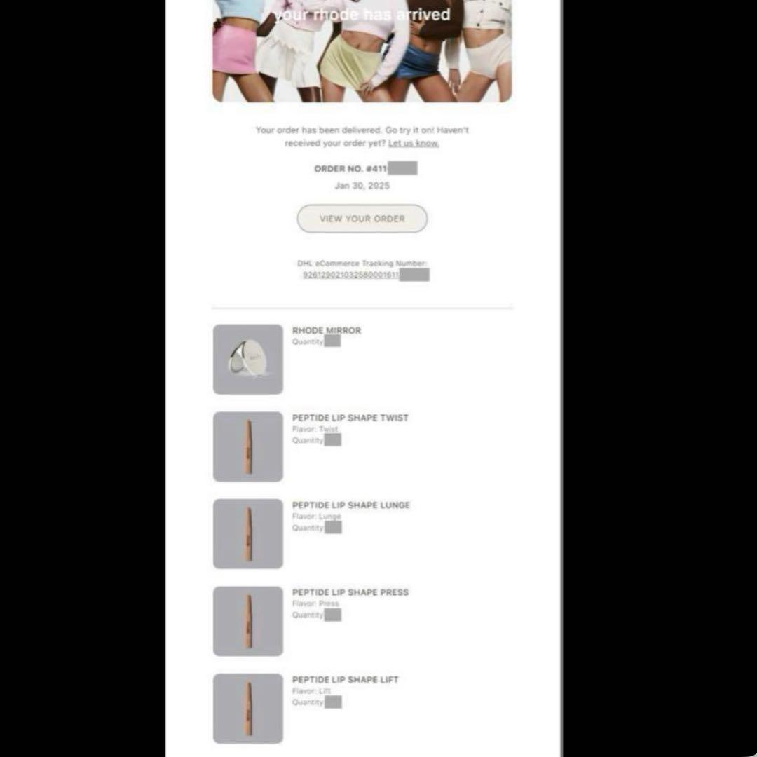 ラスト1点 RHODE 限定LEMONTINI /リップ シェイプ