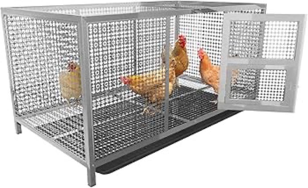 BingoPaw ペット ケージ 鶏 ステンレス 鶏小屋 ウサギ 犬 カバー付