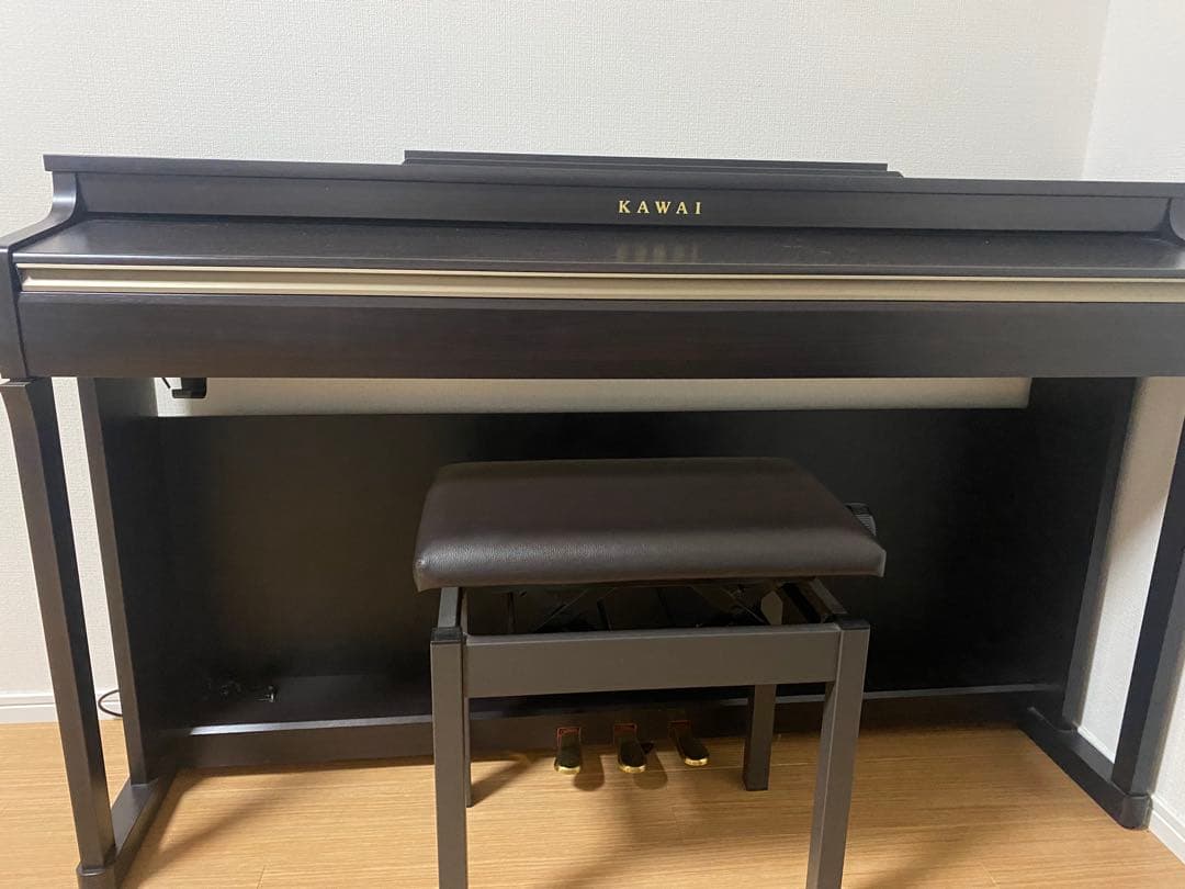 【引き取り限定】KAWAI 88鍵 ダークブラウン 電子ピアノ