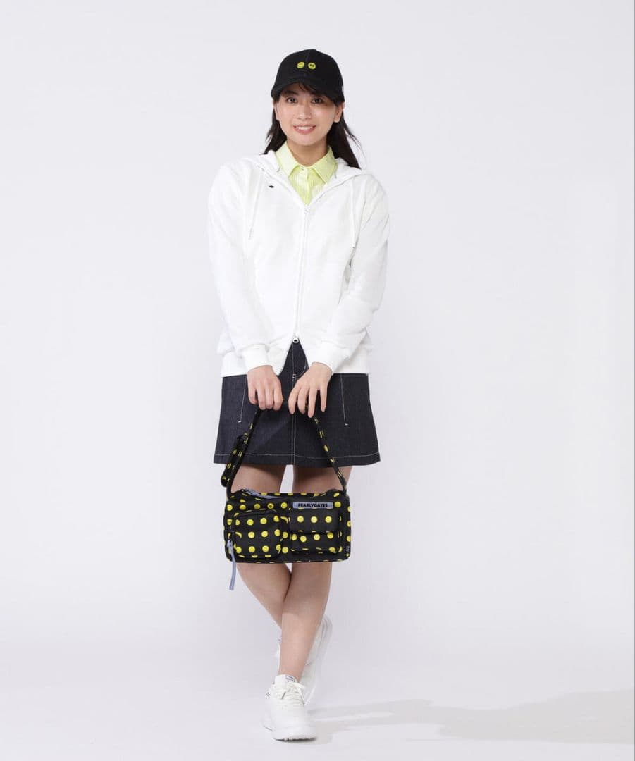 ★美品★PEARLY GATES　ハイスペックコンパクト裏毛フルジップフーディM