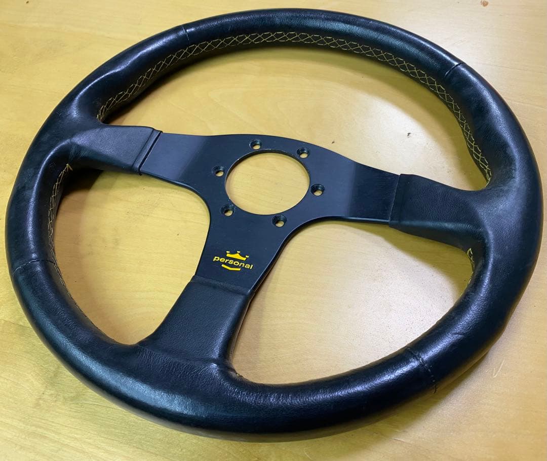 personal パーソナル ステアリング 当時物