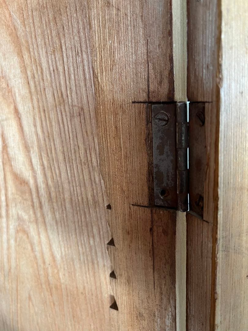 ゆらゆらガラス レトロ 本棚 古民家 古家具 古民具 古道具