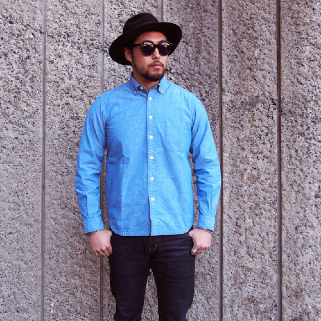 試着のみ キャプテンズヘルム オックスフォード シャツ ラリー スミス カスタム