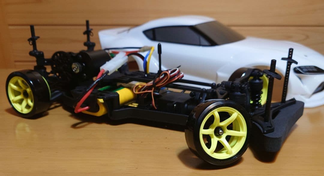 アライブフーン映画S15シルビアLEDボディ＆ヨコモドリパケ2WDフルセット完成