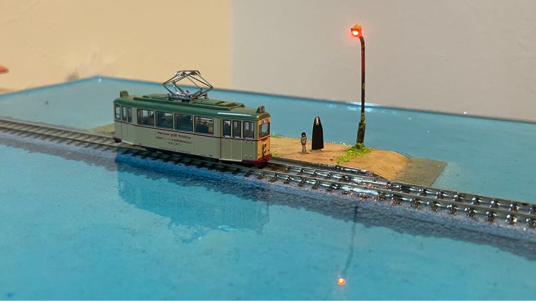 千と千尋の神隠し風　海原鉄道　ジオラマ