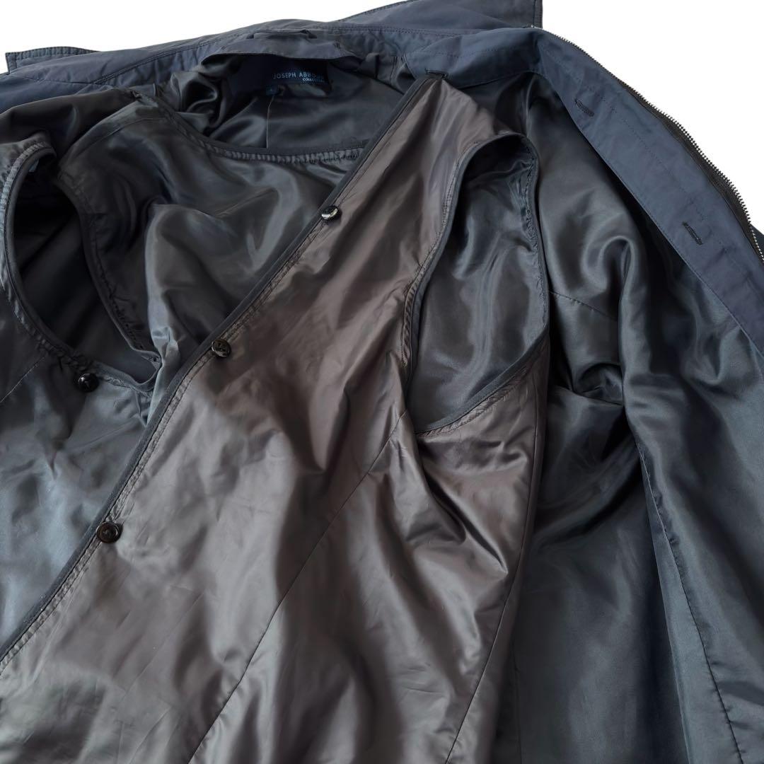 JOSEPH ABBOUD ジョセフアブード コート ネイビー L ミドル丈