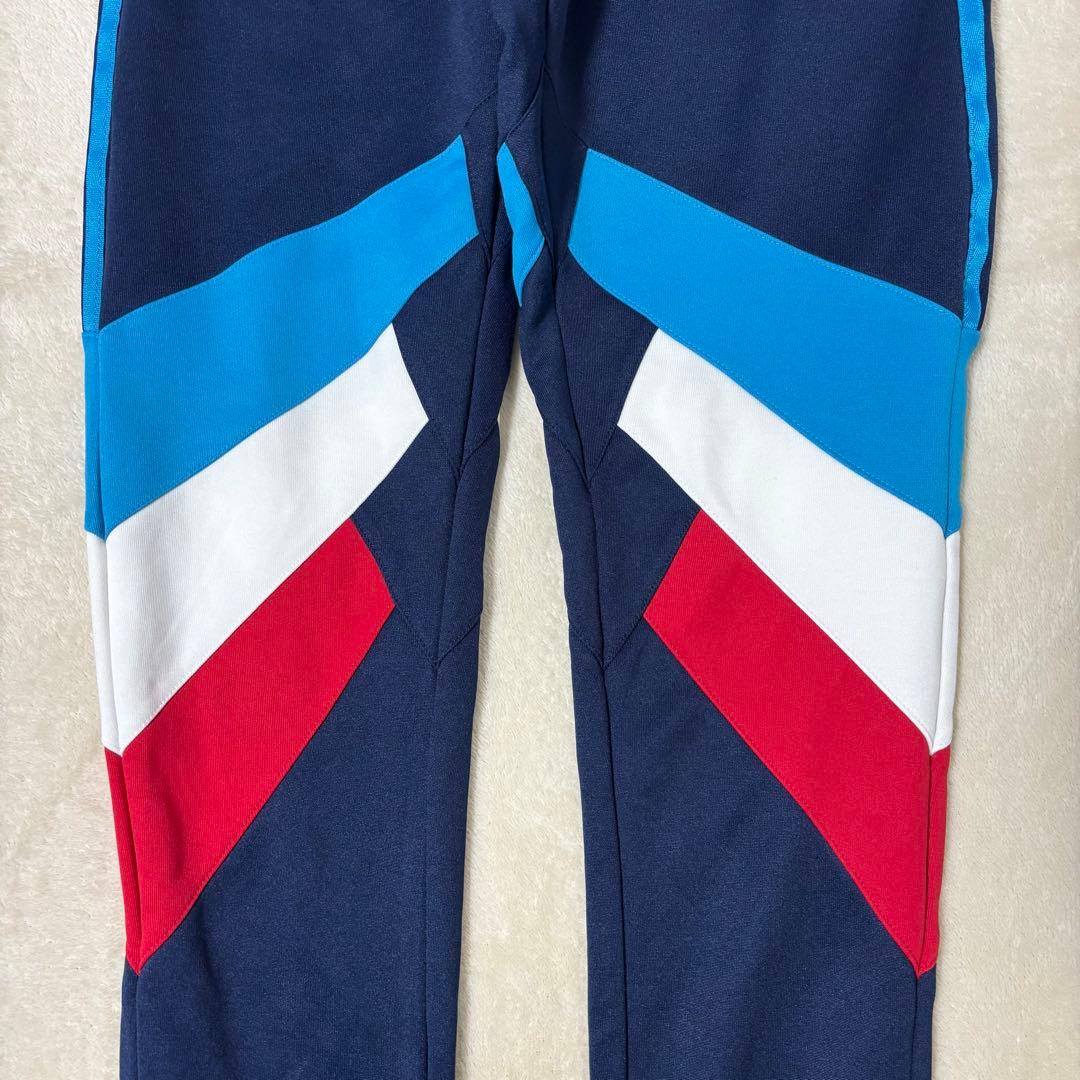 アディダス トラックジャケットパンツ　パネル切替　上下セットアップ　マルチカラー