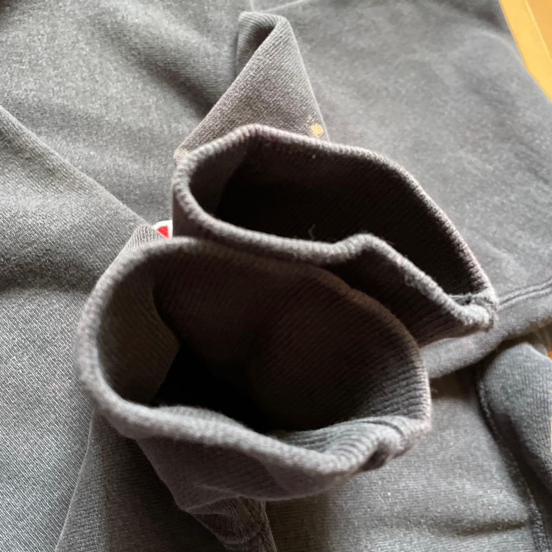 90s チャンピオン リバースウィーブ スウェット　usa製 ブラック　サイズL