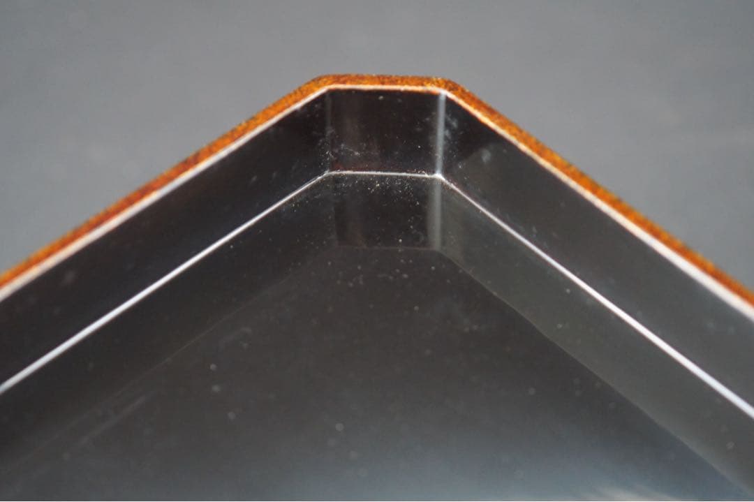 輪島塗 西鍛治 造 極上梨子地 三宝 共箱 / 西鍛治漆器工房 三宝台