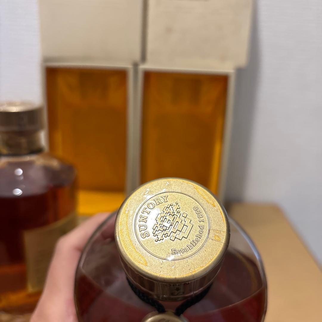 サントリーウイスキー響　裏ゴールドラベル　箱付き　2点セット　未開封（2）