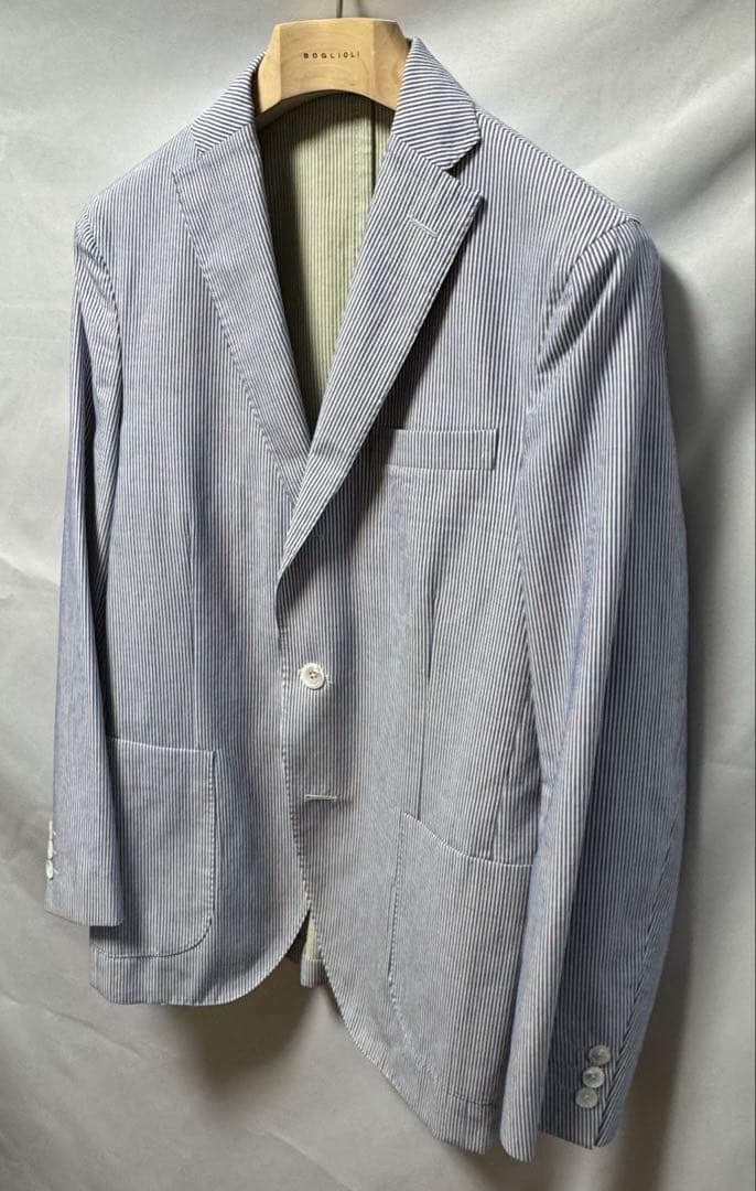 ◆国内正規品【46】BOGLIOLI◆美品！春夏物『DOVER』３Ｂジャケット◆