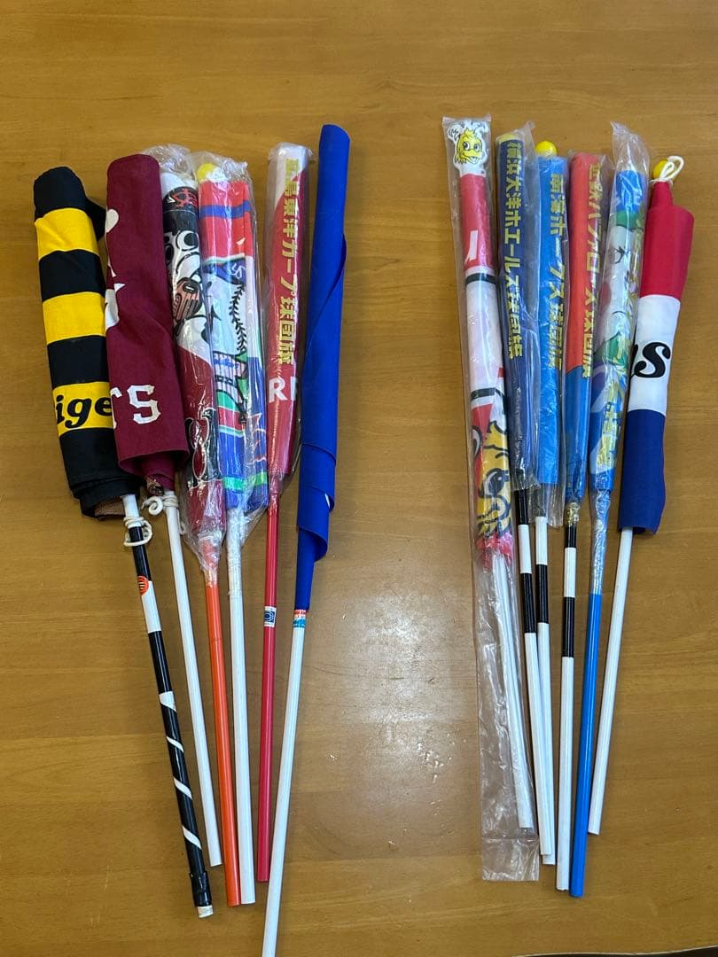 プロ野球　非売品旧11球団チーム旗