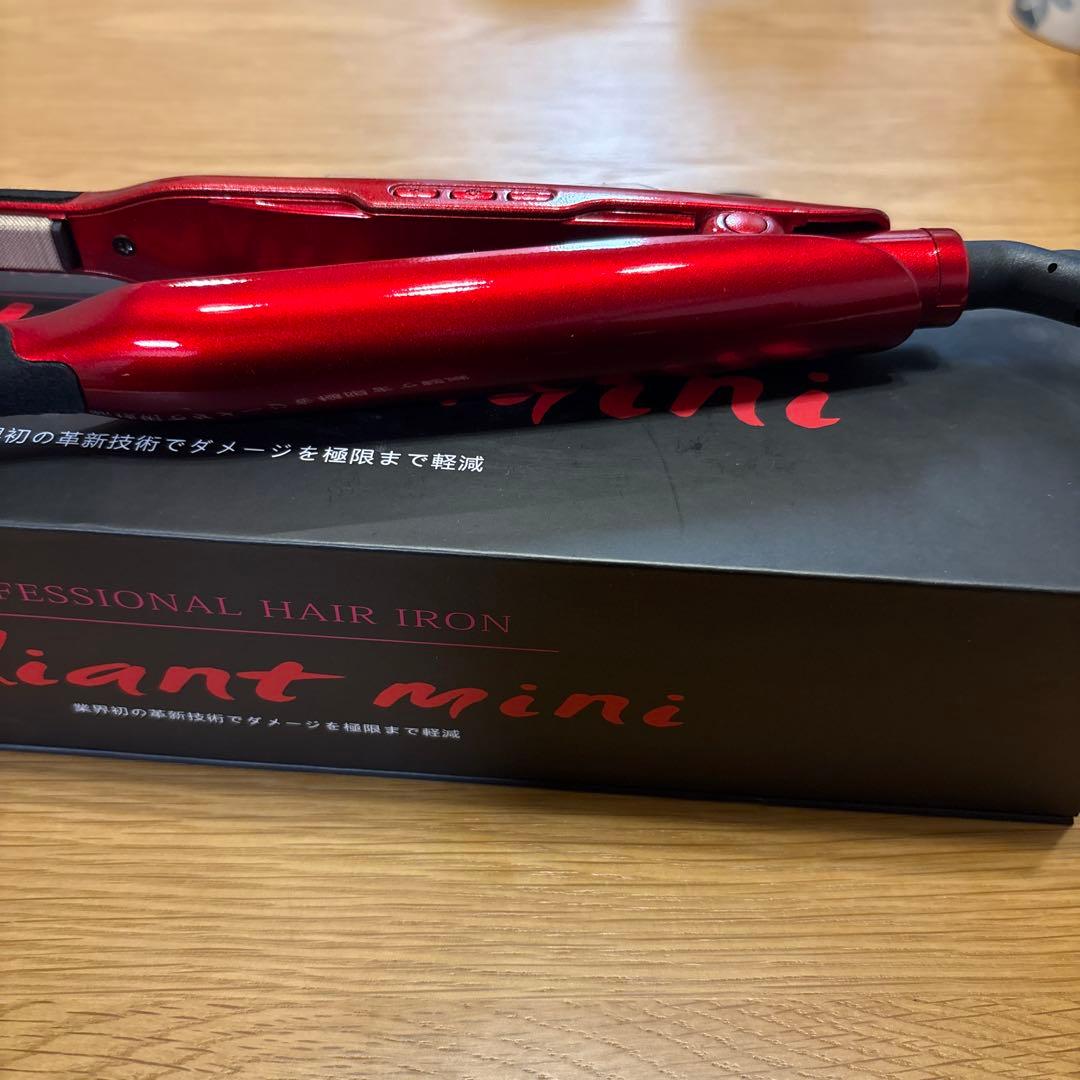 【美品】radiant mini プロフェッショナルヘアアイロン ミニ