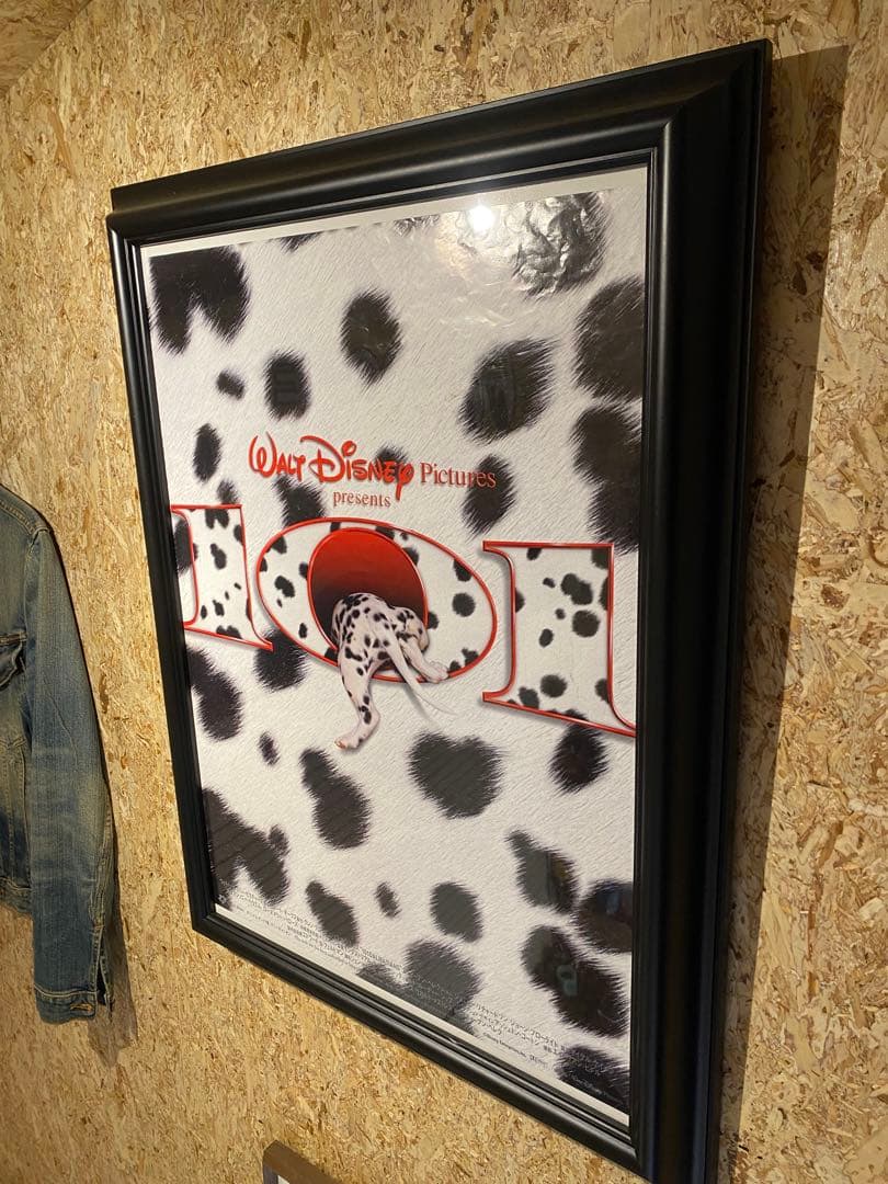 ディズニー 映画「101匹わんちゃん」公式ポスター 90s 実写版 インテリア