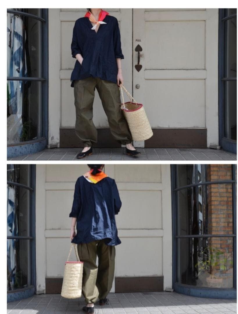 ダニエラグレジス DANIELA GREGIS スキッパー ブラウス シャツ