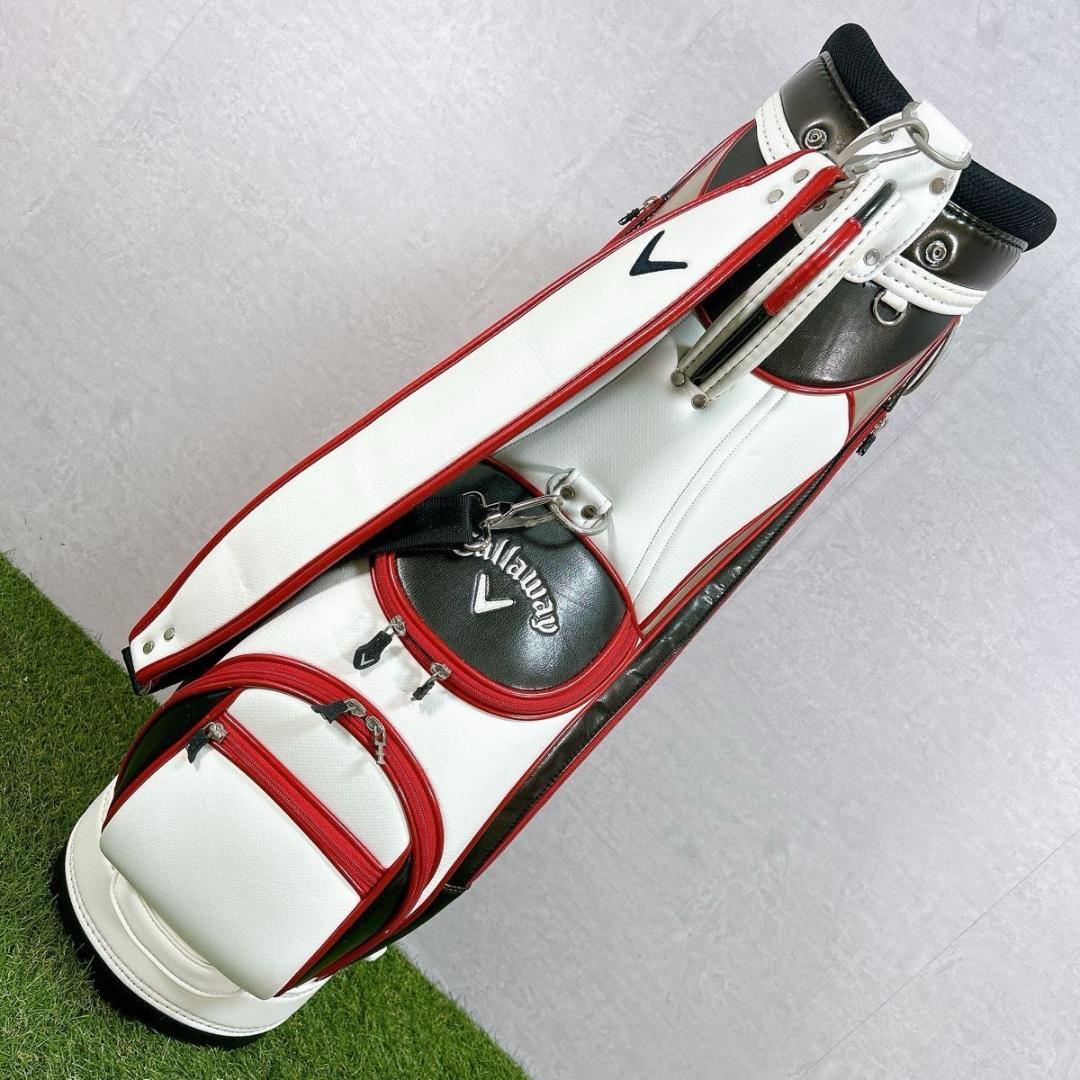 Callaway キャロウェイ メンズ ゴルフ キャディバッグ 白　ホワイト