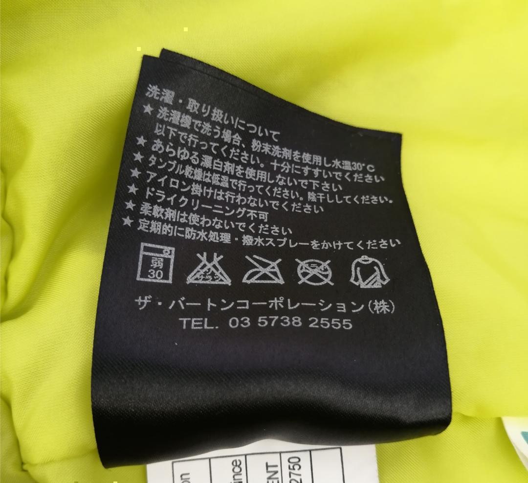 【バートン】Burton スノーボードジャケット スノボウェア 黒×ドット