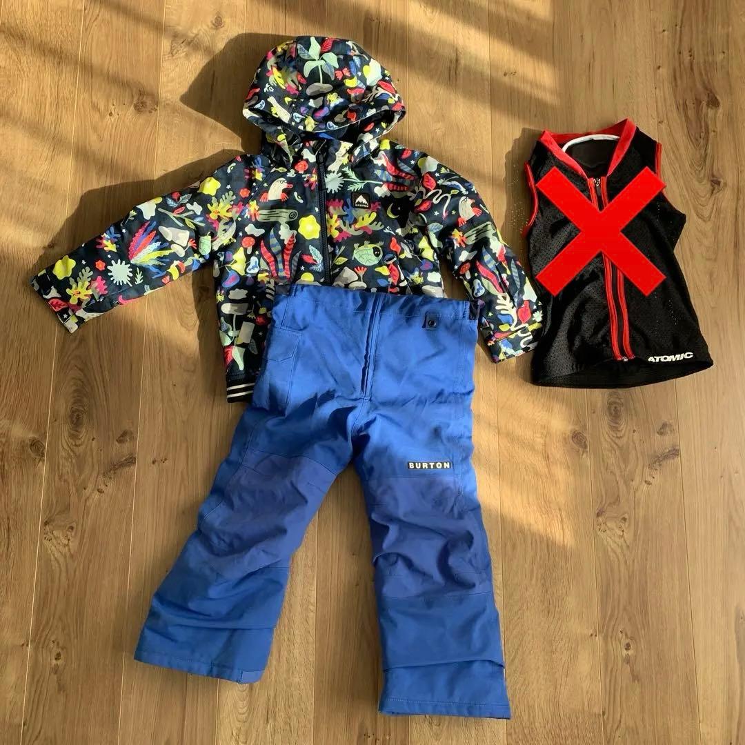 BURTON 子ども用スノーボードウェア上下セット