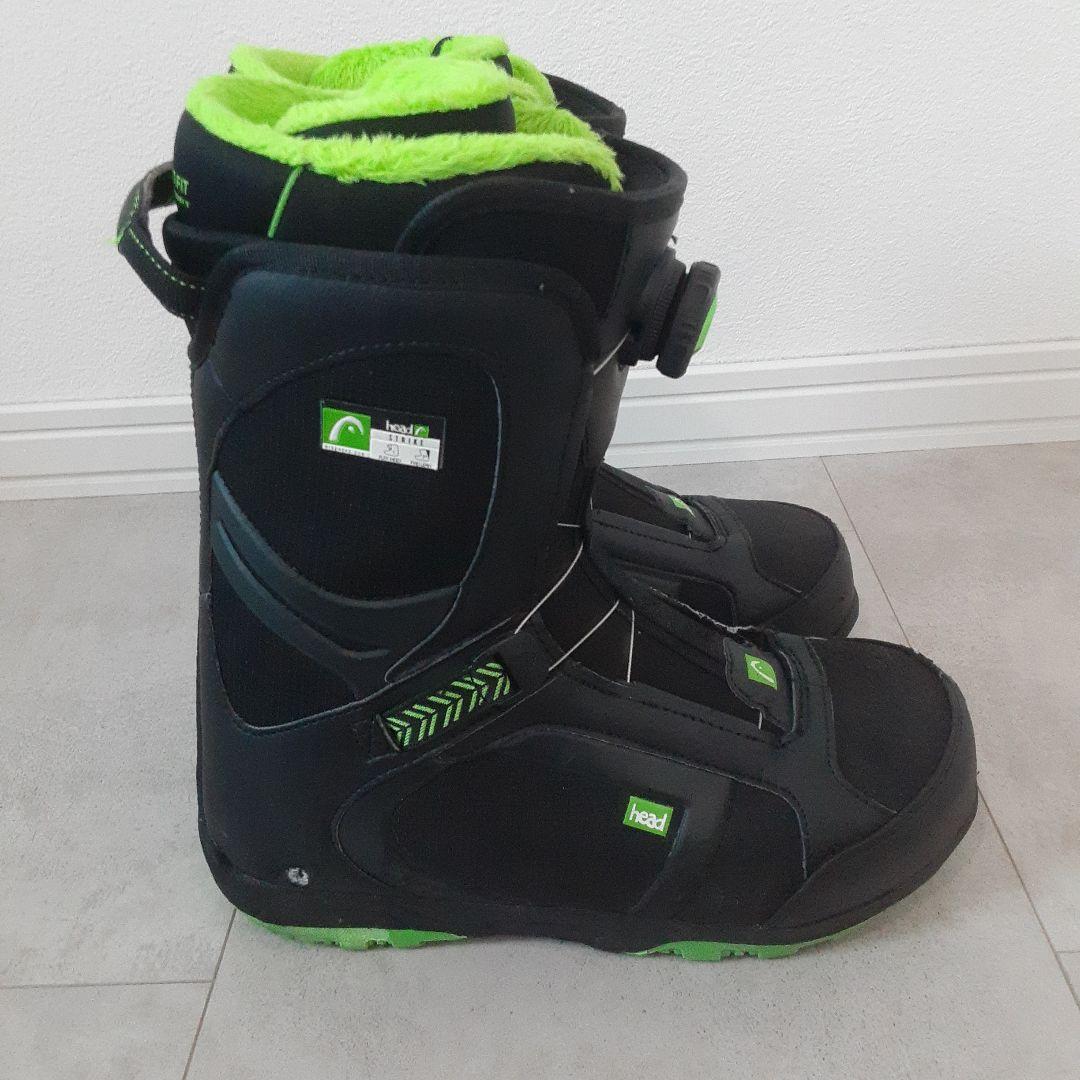 HEAD ヘッド STRIKE BOA スノーボード ブーツ 26cm ボア 黒
