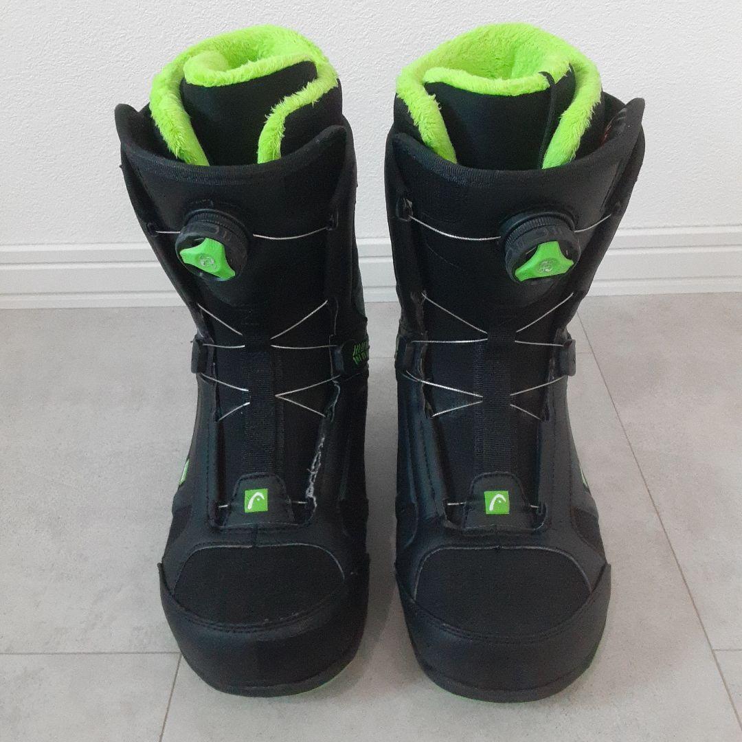 HEAD ヘッド STRIKE BOA スノーボード ブーツ 26cm ボア 黒
