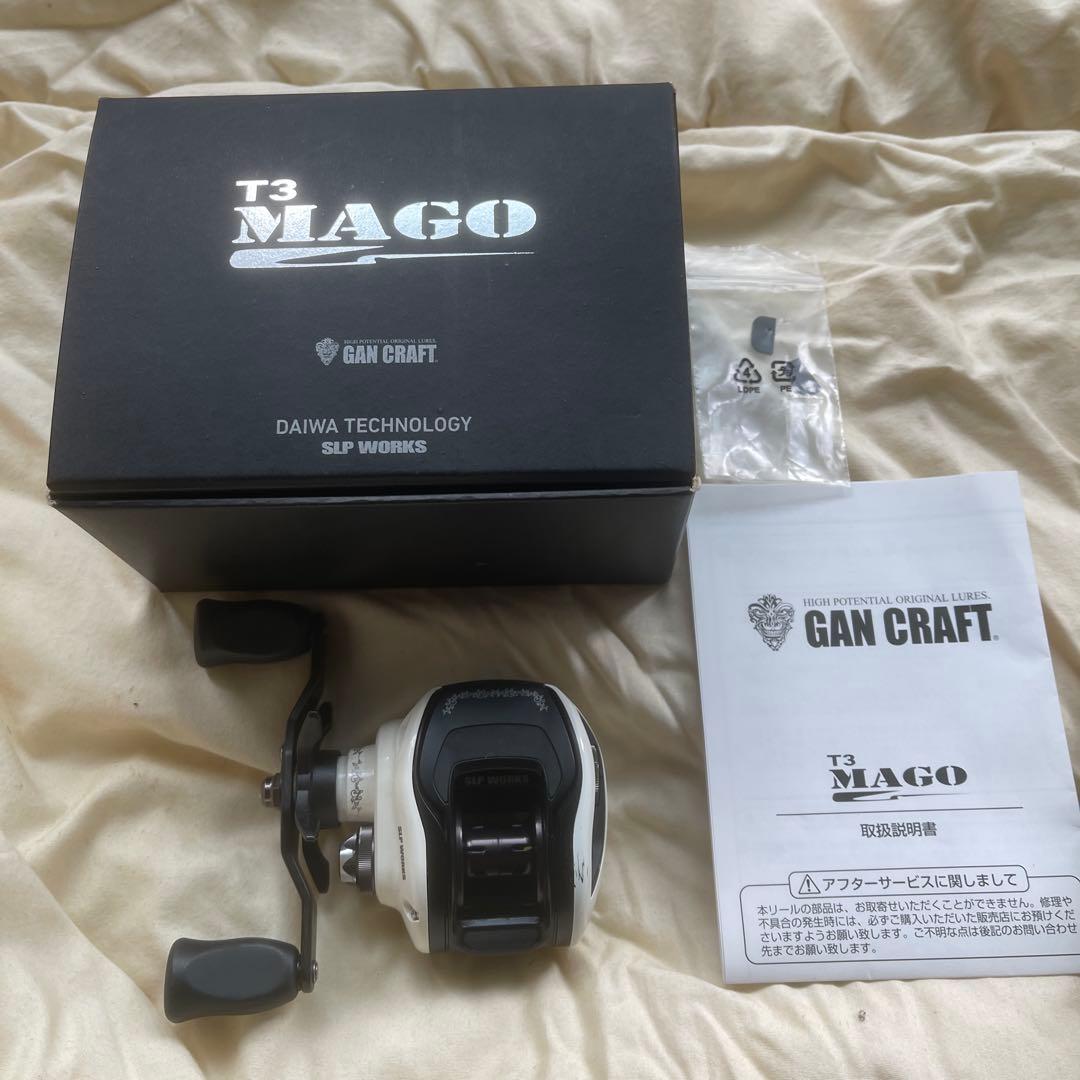 限定レア　ガンクラフトホワイトノイズ　　　　　　　T3 MAGO ベイトリール