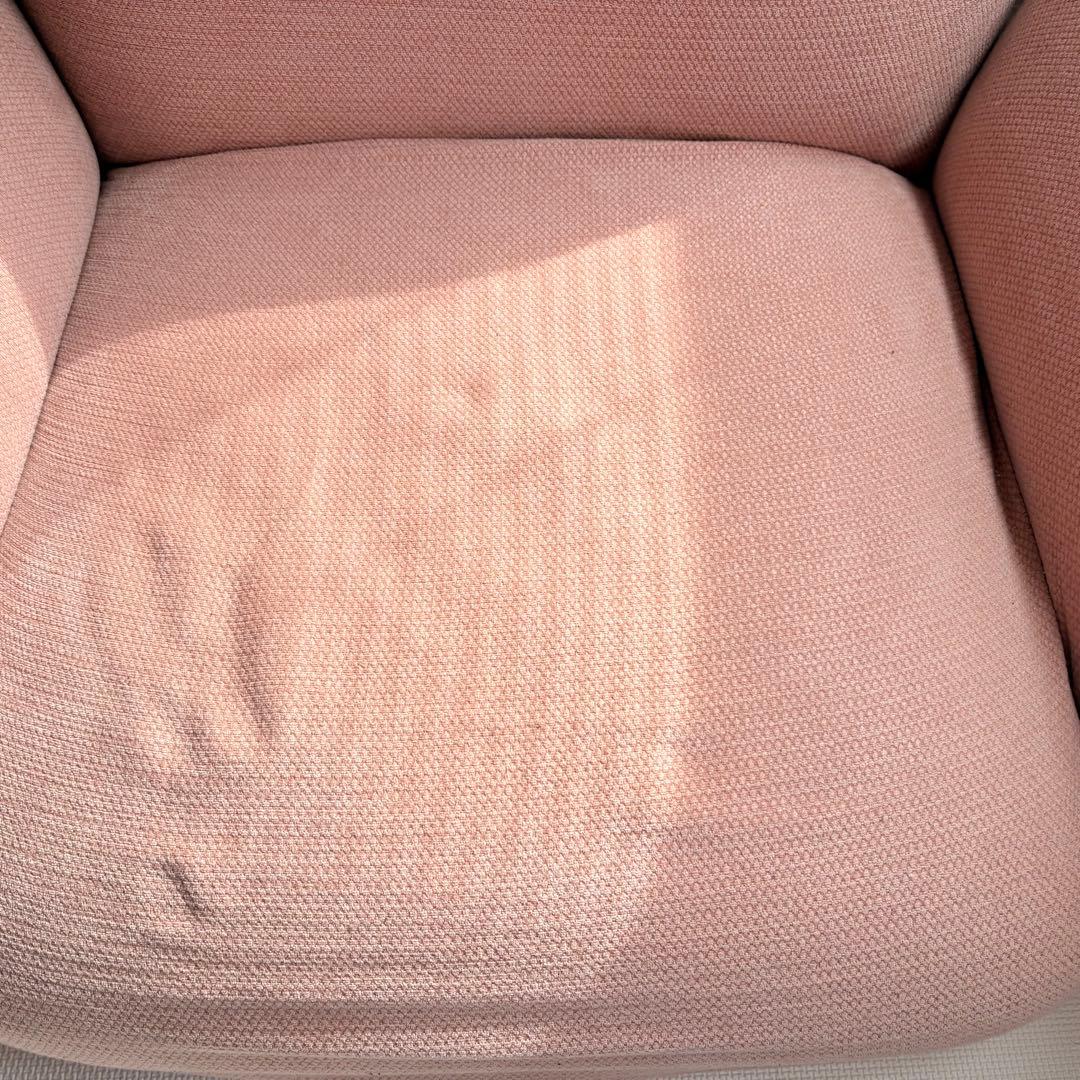 申年生まれ無印良品 リクライニングフロアソファ ピンク 幅88×奥行78×