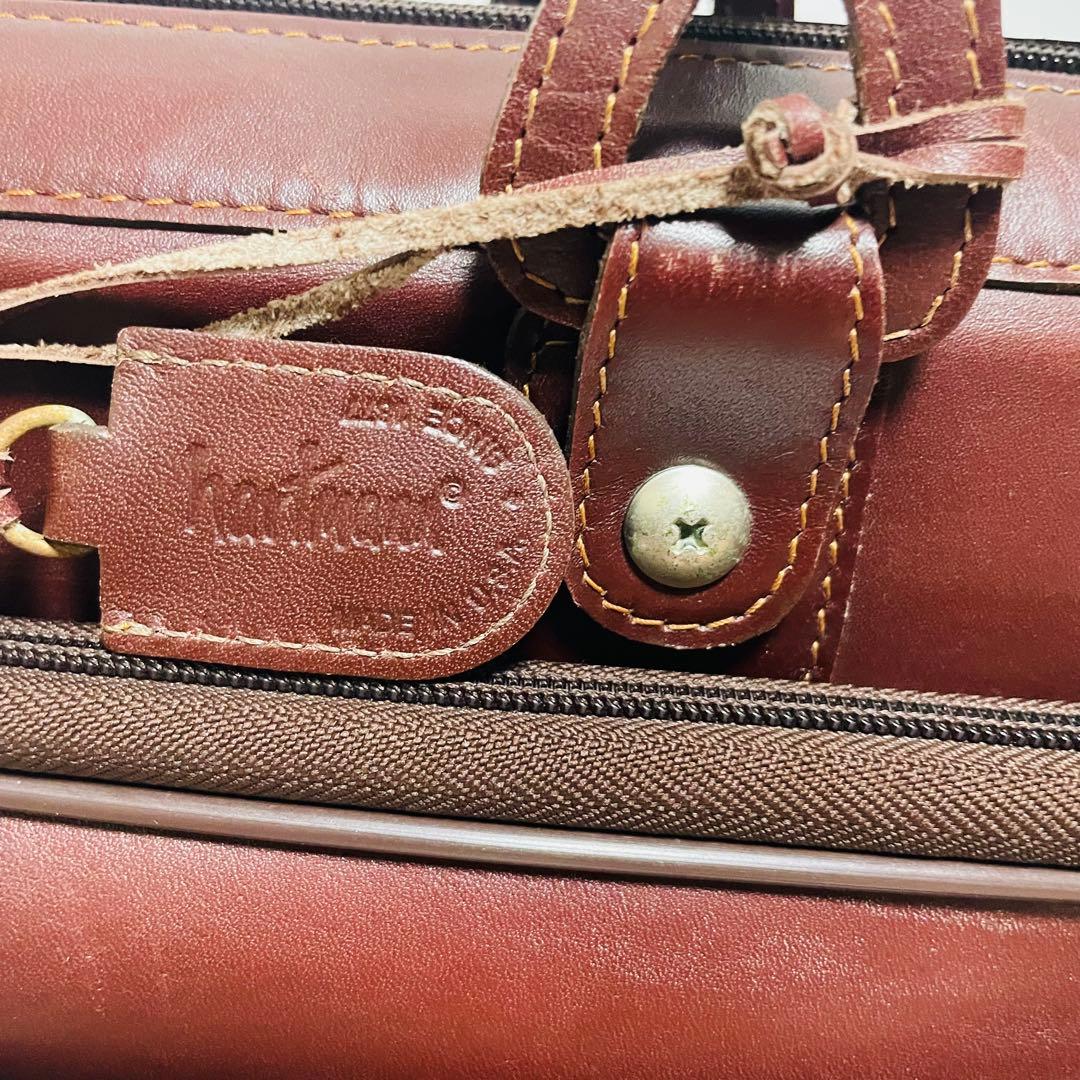 ハートマン レザー ブリーフケース ショルダーバッグ メンズ 茶 2way