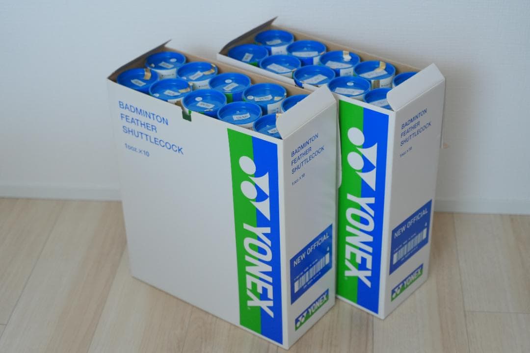 中古シャトル ニューオフィシャル 240球(基礎打ち用120+ノック用120)