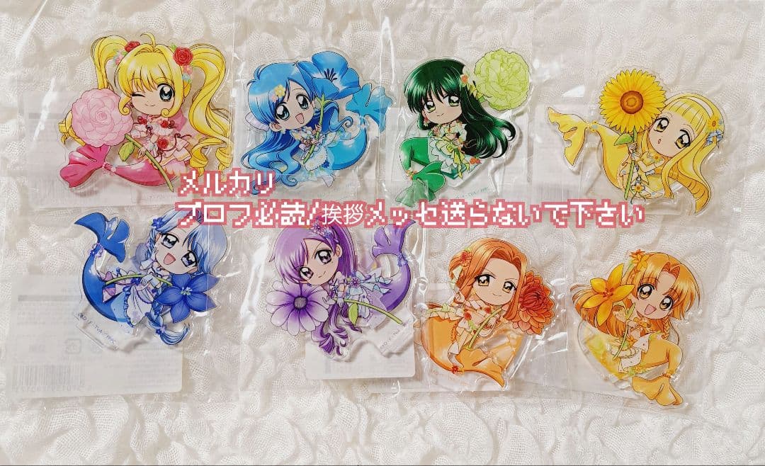 即購入可 ぴちぴちピッチ くじ引き堂 B賞 ミニ アクリルスタンド 8点