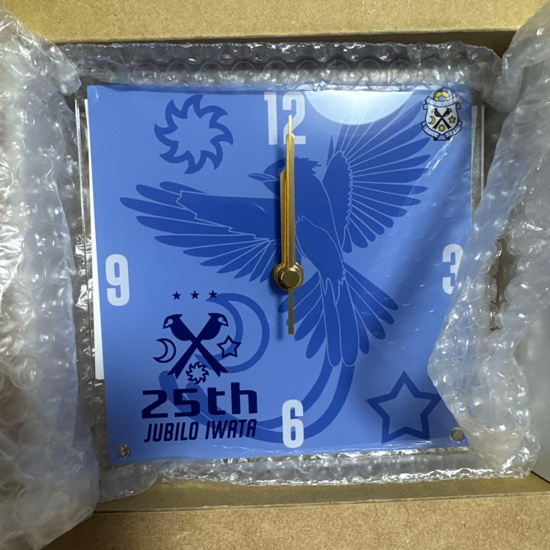 ジュビロ磐田　25周年　置き時計　三光鳥
