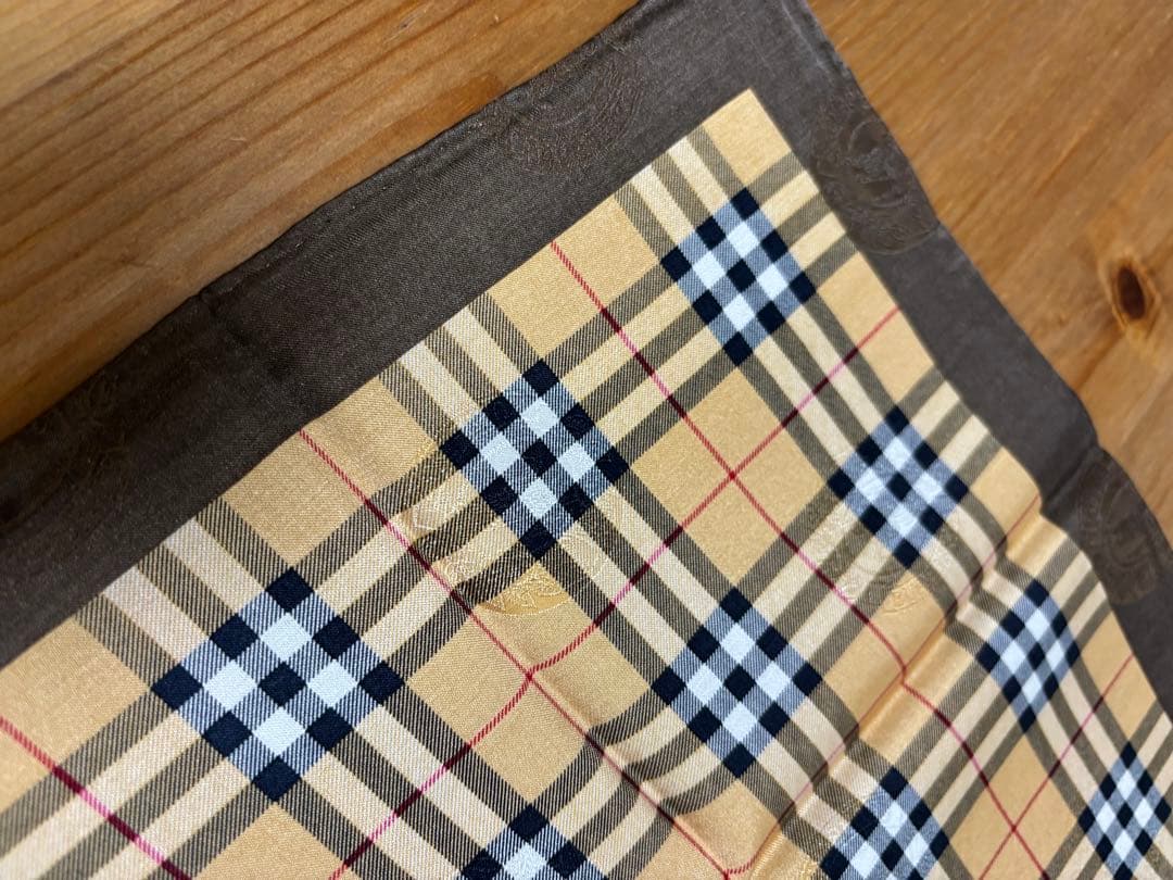 s*認様 Burberry's シルク＆コットン大判ハンカチ 4枚セット
