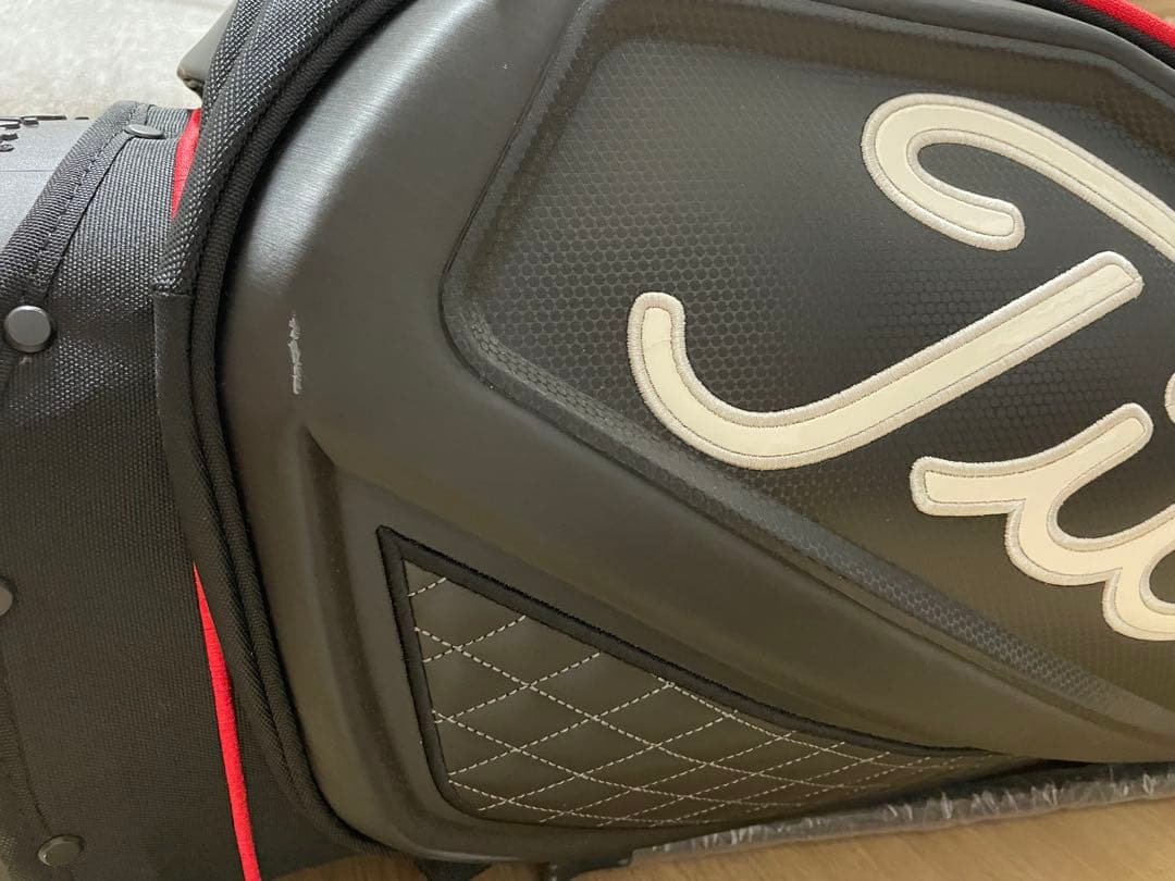 【希少】Titleist キャディバッグ ジェットブラック/レッド　プレミアム