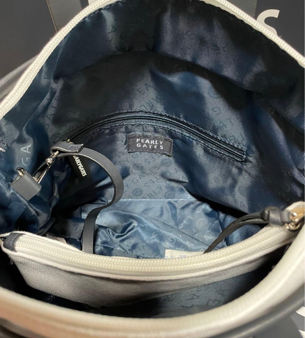 新品 未使用 PEARLY GATES フォトプリント ラウンド カートバッグ