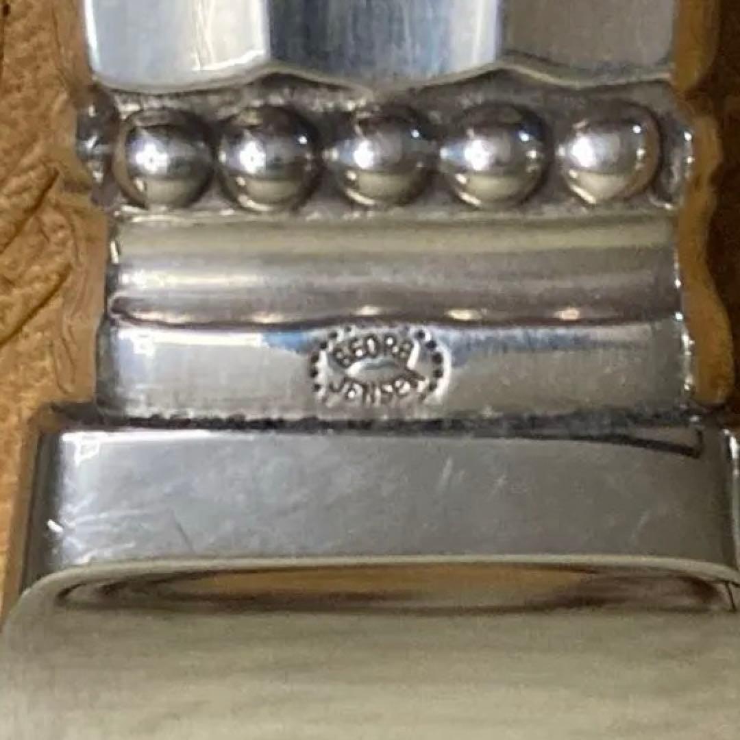 【E 】純銀 ケーキナイフ エコーン【訳あり】